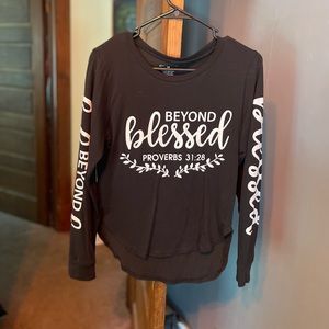Long sleeve inspirational shirt